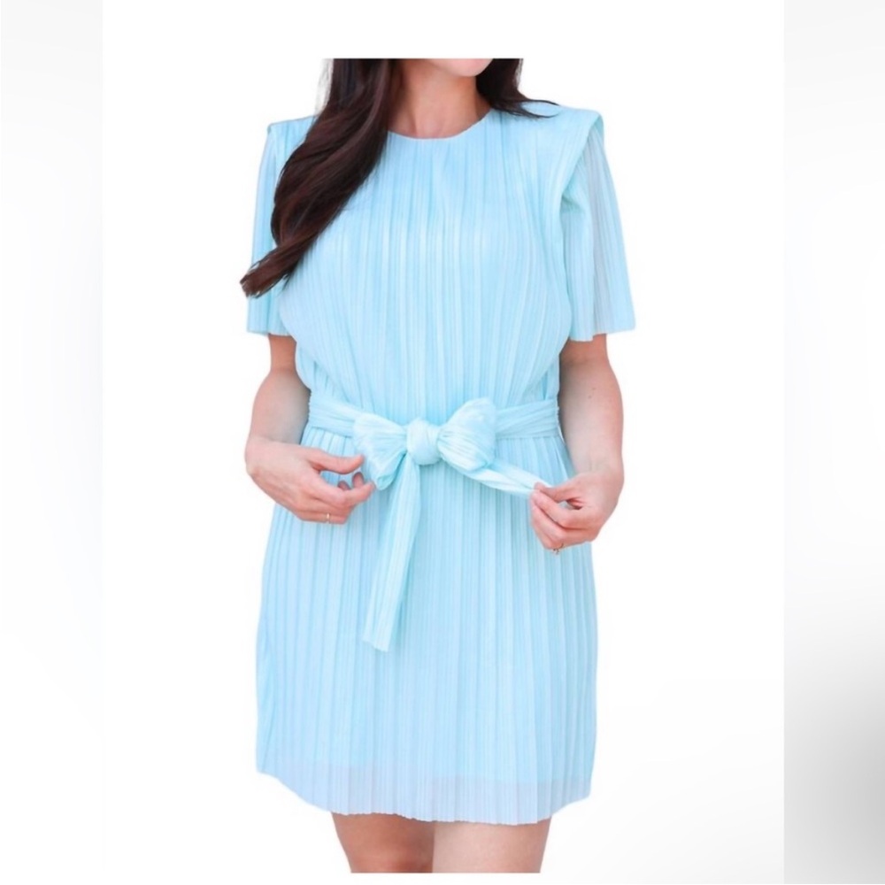 AMANDA UPRICHARD Roxbury Dress in Pleats, Size Large